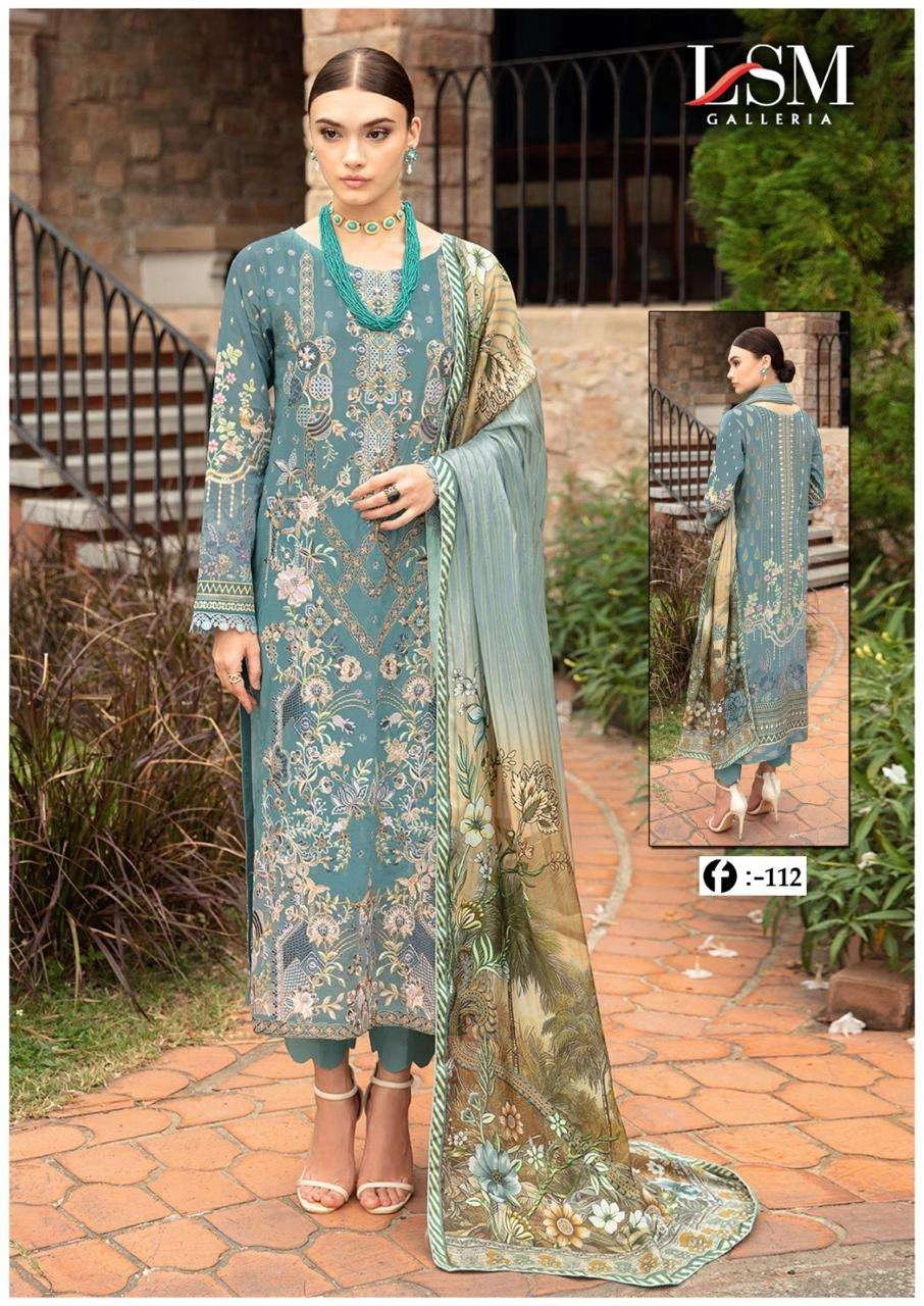 Lsm Galleria Firdous Queen Lawn Vol 11 Lawn Cotton Wholesale Pakistani Salwar Suit Catalog